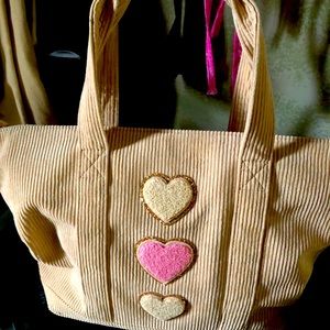 Stoney Clover Lane corduroy bag in Cinnamon Sugar
